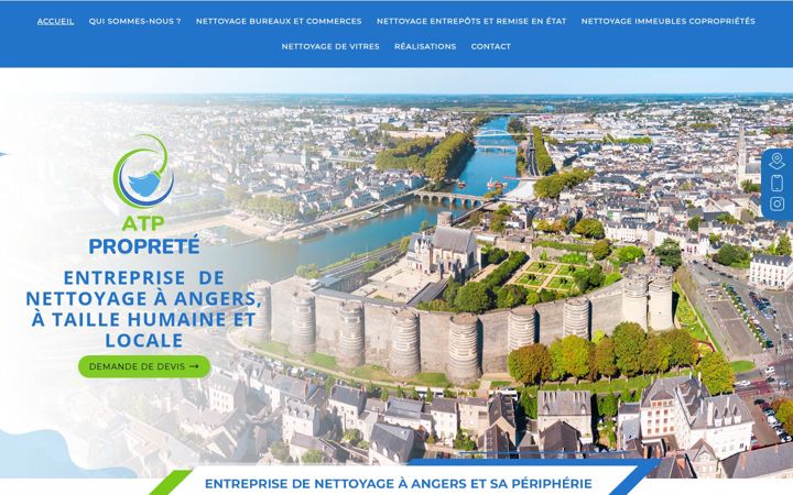 Screenshot of atp-proprete-nettoyage.fr