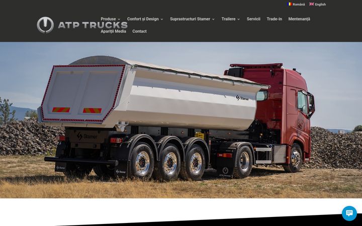 Screenshot of atp-trucks.com
