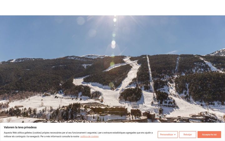 Skærmbillede af atpandorra.com