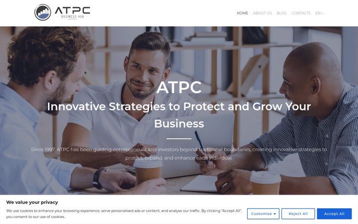 Screenshot of atpc.eu