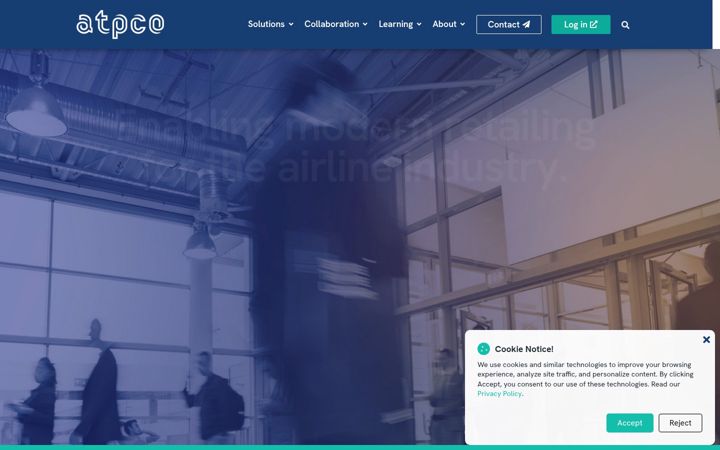 Screenshot of atpco.net