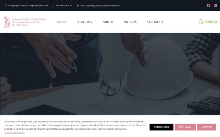 Screenshot του atperitosjudicialespontevedra.com