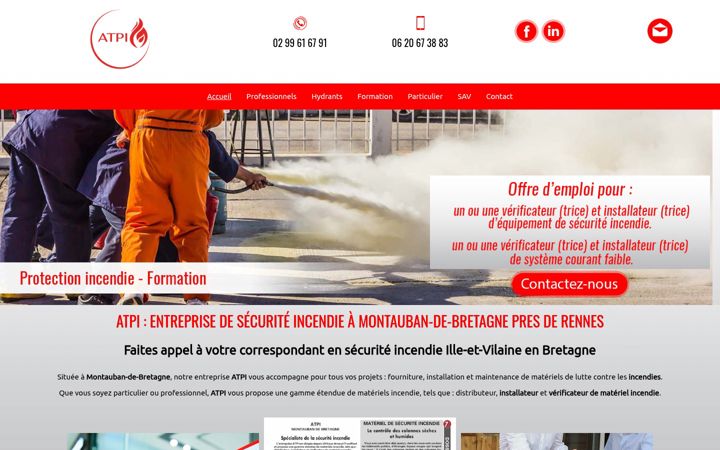 Screenshot of atpi-rennes.fr