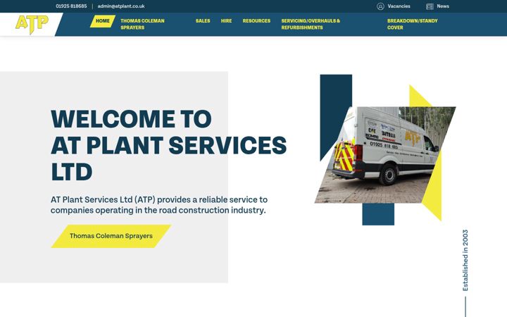 Screenshot του atplantltd.co.uk