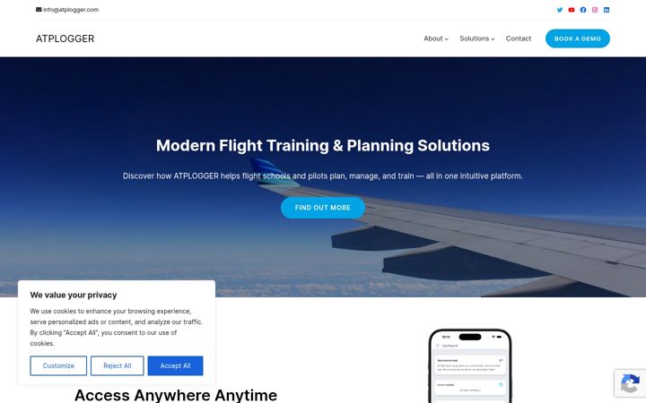 Screenshot of atplogger.com
