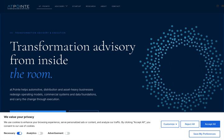 Screenshot of atpointe.com