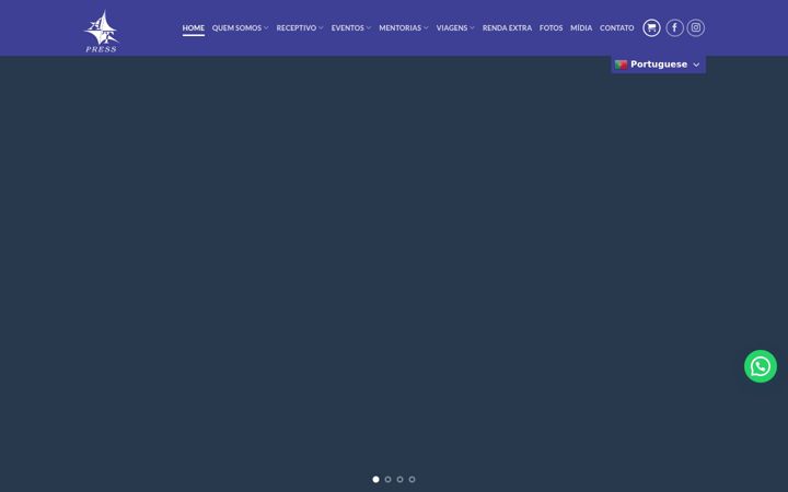 Screenshot of atpress.com.br