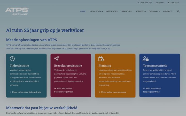 Screenshot of atps.nl