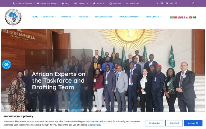 Screenshot of atpsnet.org