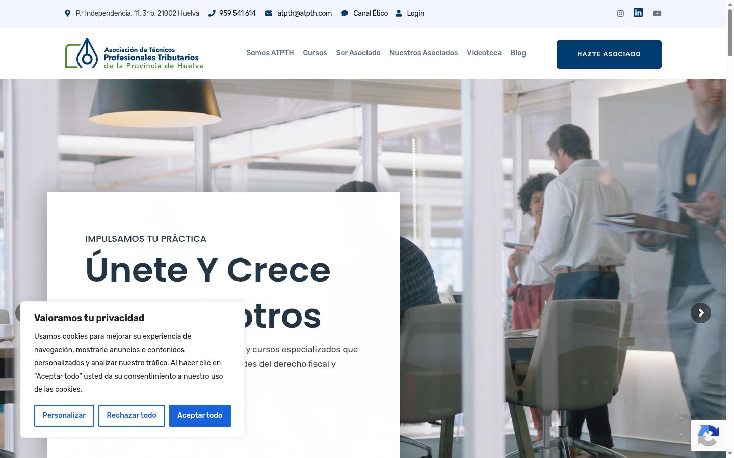 Sutikimo reklamjuostės, rodytos prieš bet kokią sąveiką, ekrano kopija