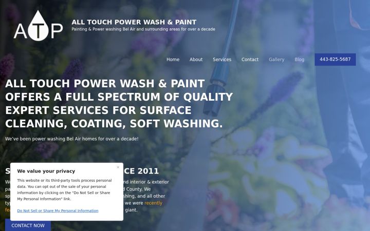 Screenshot of atpwash.com