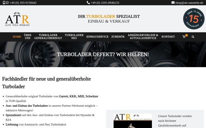 Screenshot του atr-autoteile.de