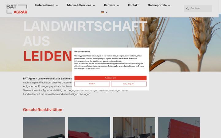 Screenshot of atr-landhandel.de