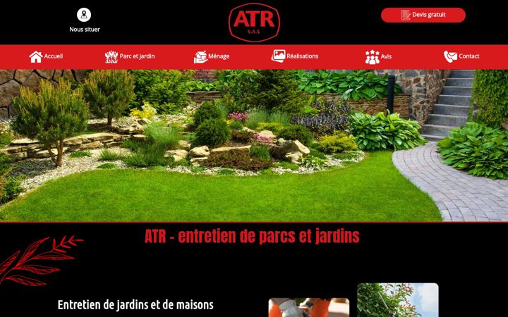Screenshot of atr-sas.fr