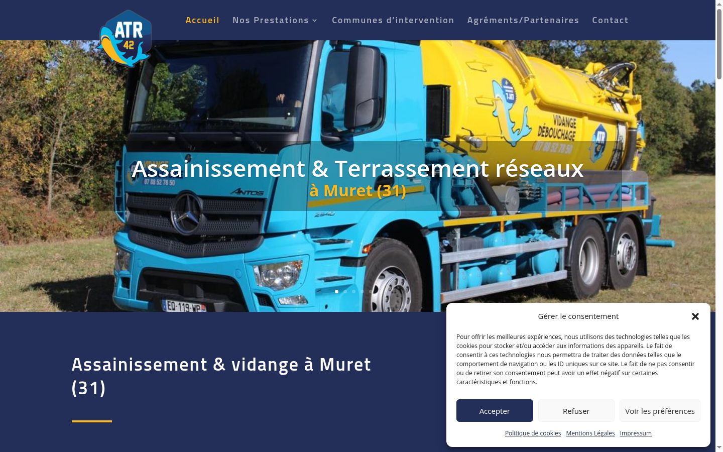 Screenshot tal-banner tal-kunsens muri qabel kwalunkwe interazzjoni