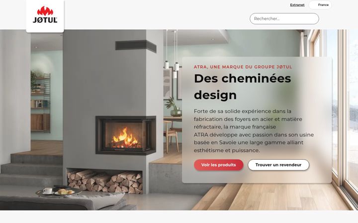Screenshot of atra.fr