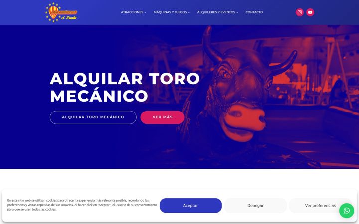 Ekrano kopija atraccionesapuertas.com