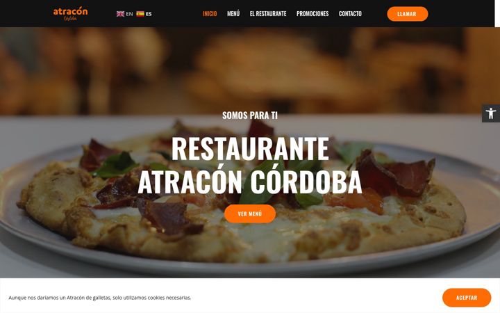 Screenshot of atraconcordoba.es