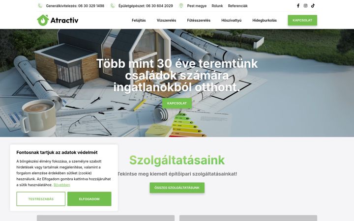 Screenshot of atractiv.hu