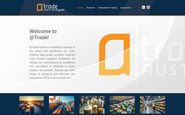 Screenshot of atrade.at