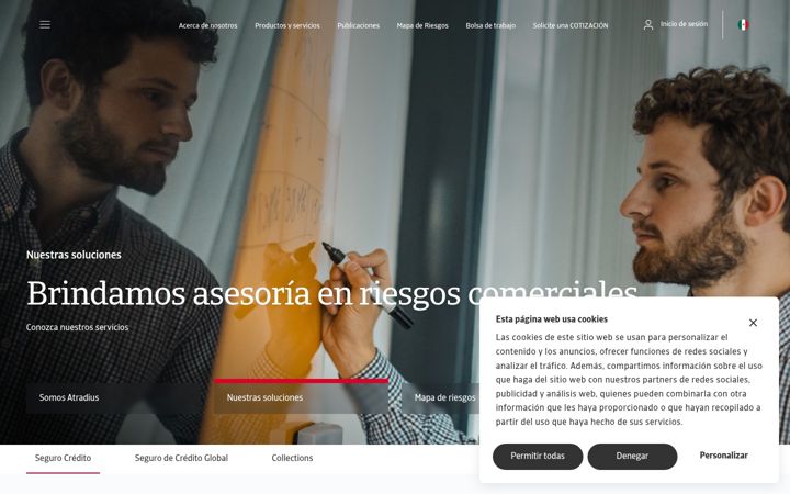 Screenshot of atradius.com.mx