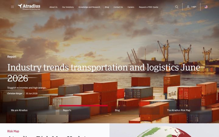 Screenshot of atradius.us