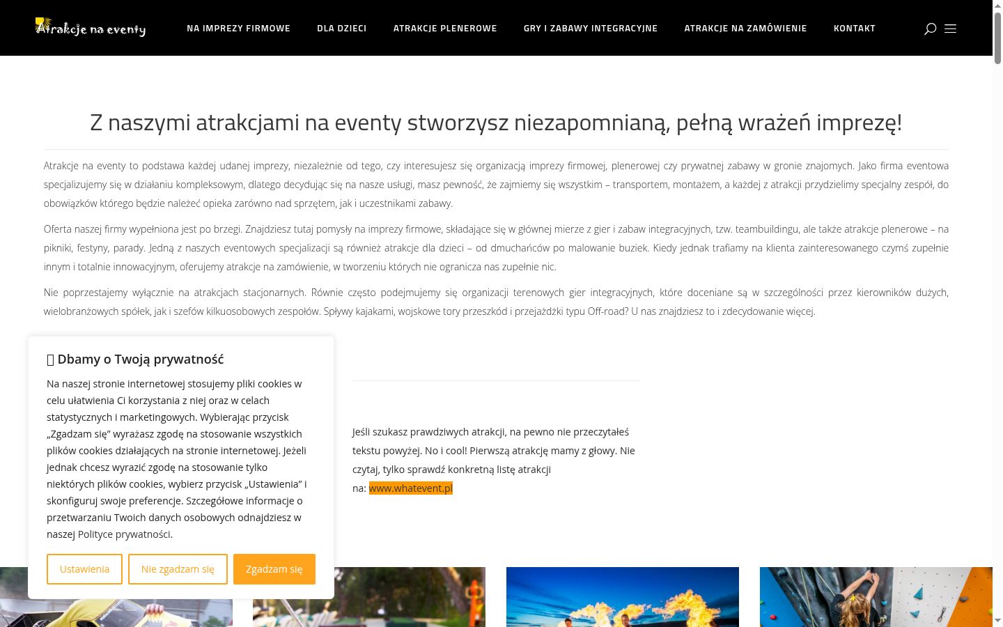 Screenshot des Einwilligungsbanners vor jeglicher Interaktion