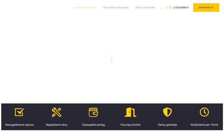 Screenshot of atrakinta.lt