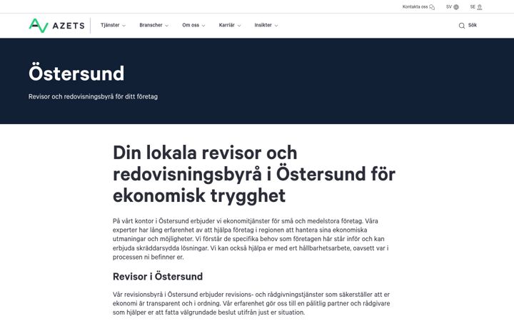 Skärmbild av atrakta.se