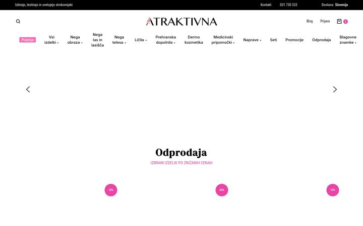 Skærmbillede af atraktivna.si