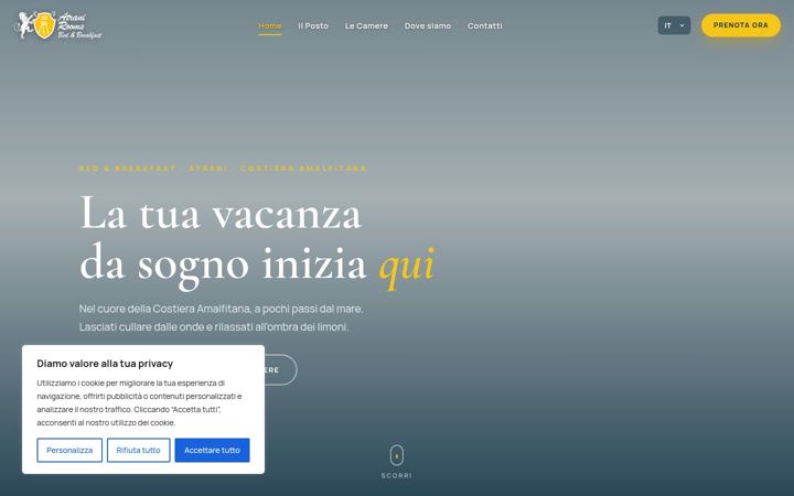 Screenshot of atranirooms.it