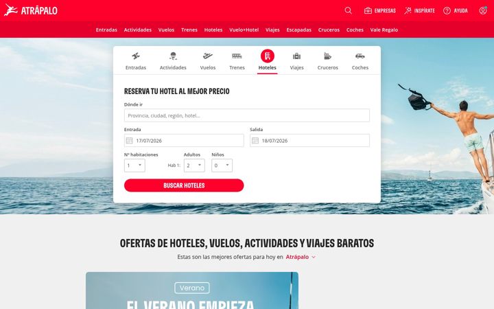 Ekrano kopija atrapalo.com