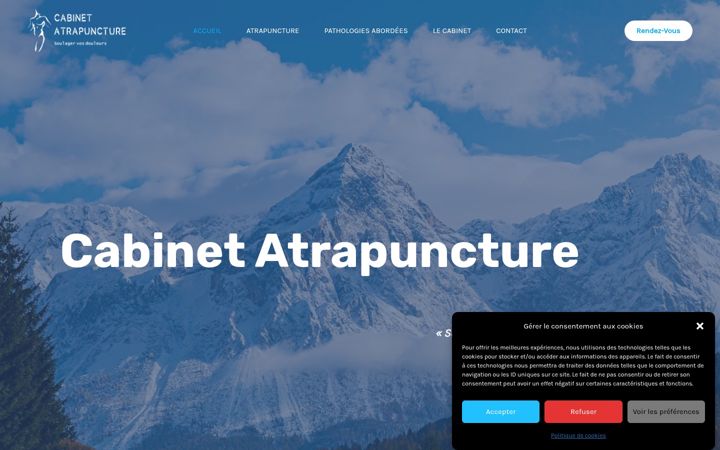 Screenshot of atrapuncture.fr