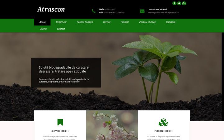 Screenshot of atrascon.ro