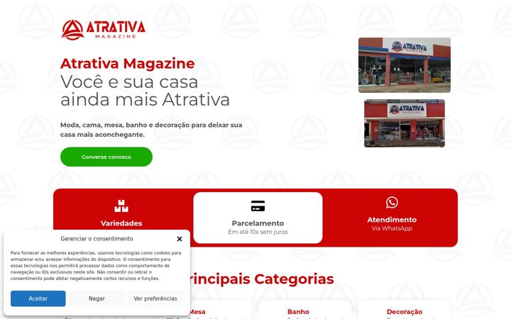 Screenshot of atrativamagazine.com.br