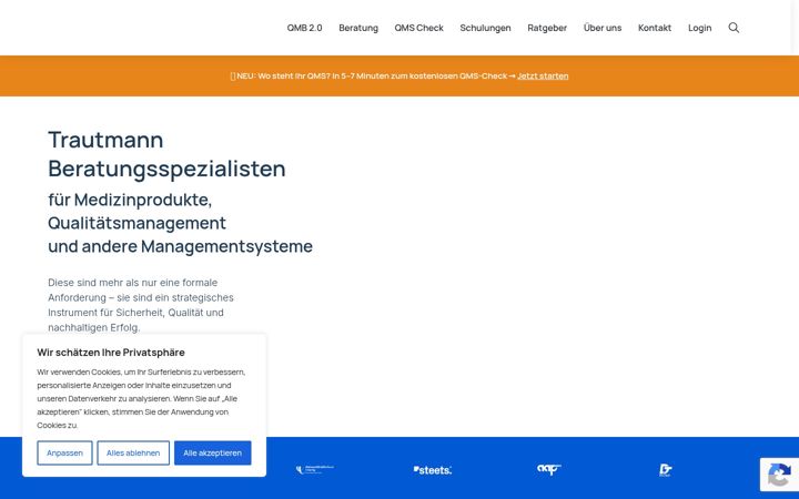 Screenshot stránky atrautmann.de