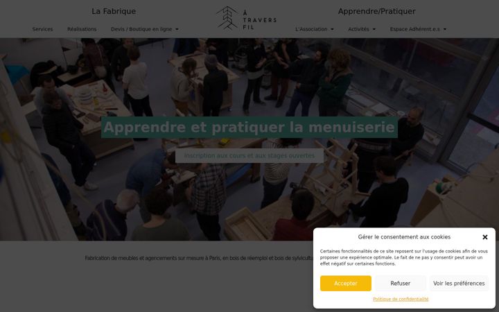 Screenshot of atraversfil.org