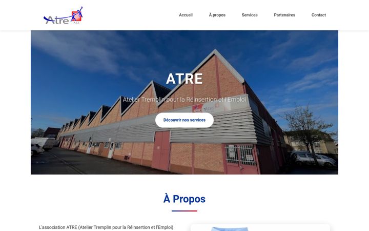 Screenshot of atre61.fr