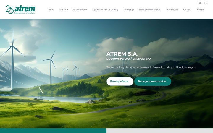 Screenshot of atrem.pl