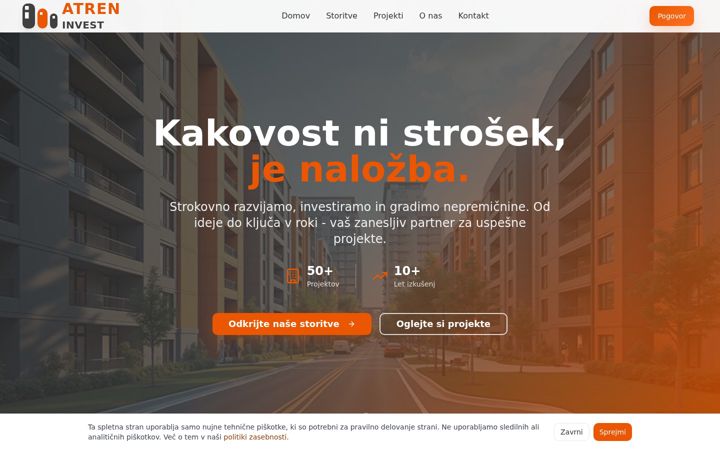 Screenshot of atren.eu