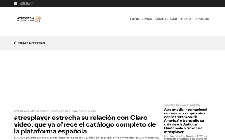 Screenshot of atresmediainternacional.com