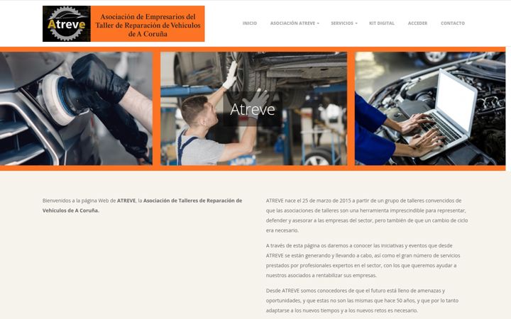 Screenshot of atreve.es