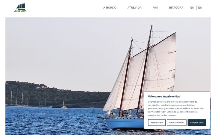 Screenshot of atrevida.eu