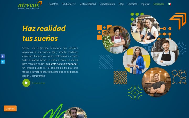 Screenshot di atrevus.mx