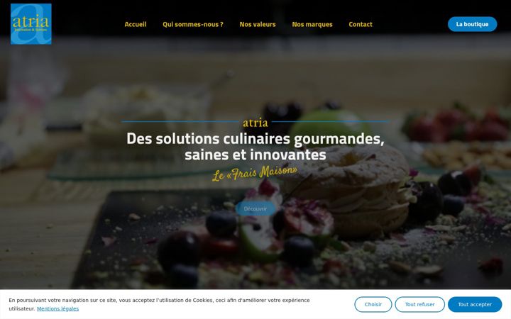 Screenshot of atria.fr