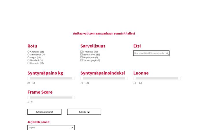 Screenshot of atriasonnikone.fi