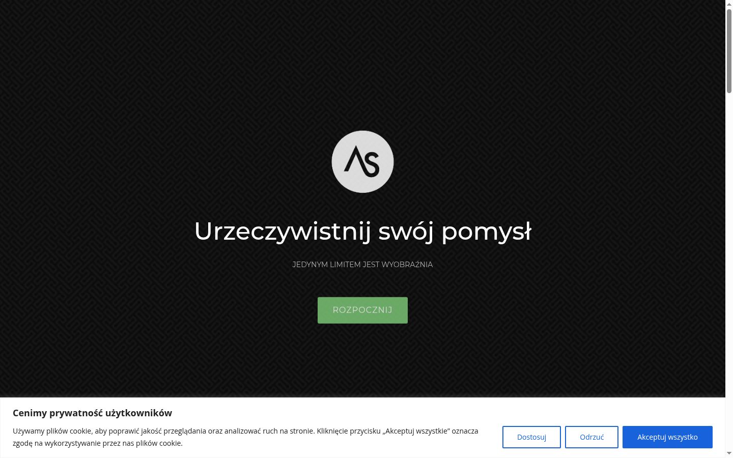 Sutikimo reklamjuostės, rodytos prieš bet kokią sąveiką, ekrano kopija