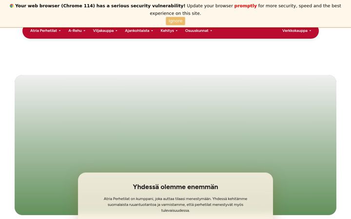 Screenshot of atriatuottajat.fi