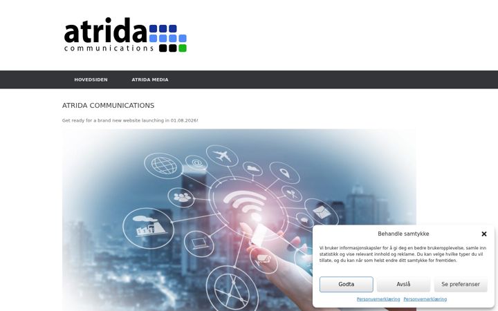 Screenshot of atrida.no