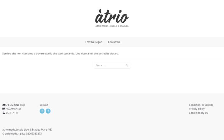 Screenshot of atriomoda.it